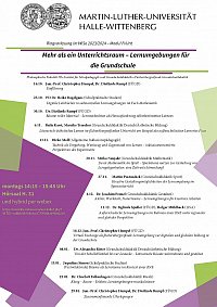 Ringvorlesung im Wintersemester 2023/2024