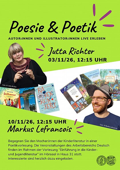 Plakat Poesie & Poetik 2026